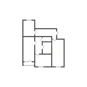 3-к квартира, вторичка, 60м2, 4/9 этаж