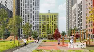 2-к квартира, строящийся дом, 65м2, 3/18 этаж