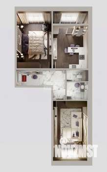 2-к квартира, вторичка, 70м2, 8/8 этаж