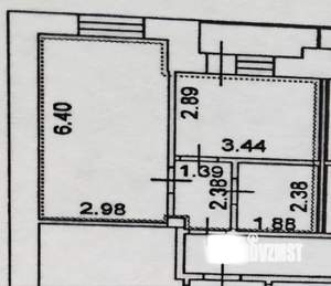 1-к квартира, вторичка, 40м2, 10/10 этаж