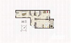 2-к квартира, вторичка, 64м2, 18/18 этаж