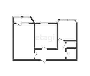 2-к квартира, вторичка, 60м2, 6/10 этаж