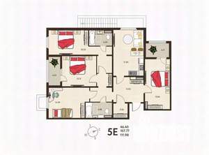 4-к квартира, строящийся дом, 112м2, 1/17 этаж