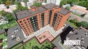 1-к квартира, строящийся дом, 46м2, 7/8 этаж