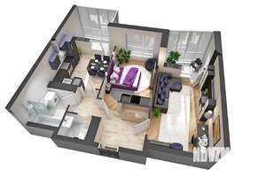 2-к квартира, вторичка, 61м2, 10/21 этаж