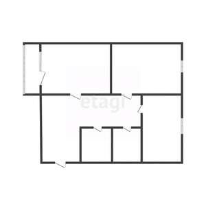 2-к квартира, вторичка, 57м2, 1/17 этаж