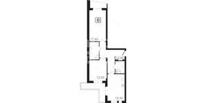 3-к квартира, вторичка, 71м2, 16/21 этаж