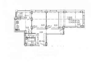 3-к квартира, вторичка, 73м2, 3/10 этаж