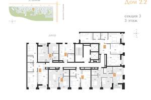 3-к квартира, вторичка, 84м2, 3/16 этаж