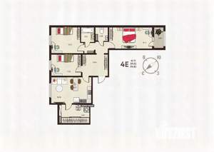 3-к квартира, вторичка, 91м2, 15/18 этаж