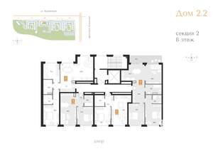 1-к квартира, строящийся дом, 40м2, 8/16 этаж