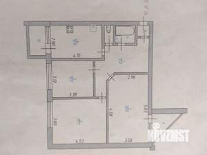 3-к квартира, вторичка, 78м2, 1/6 этаж