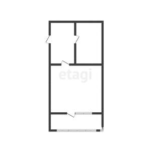 Студия квартира, вторичка, 29м2, 4/10 этаж