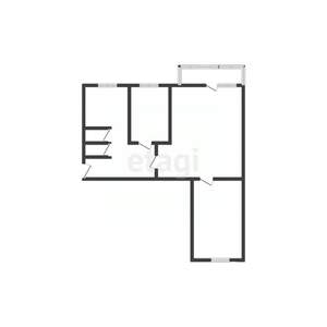 3-к квартира, вторичка, 58м2, 5/5 этаж