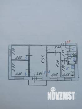 4-к квартира, вторичка, 60м2, 5/5 этаж