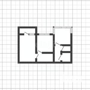 2-к квартира, вторичка, 55м2, 1/17 этаж