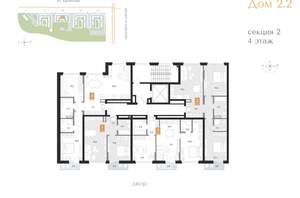 2-к квартира, вторичка, 73м2, 4/16 этаж