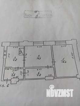 2-к квартира, вторичка, 48м2, 2/2 этаж