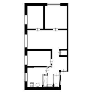 4-к квартира, вторичка, 60м2, 5/5 этаж