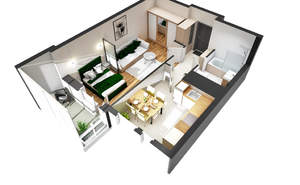 1-к квартира, вторичка, 41м2, 21/21 этаж