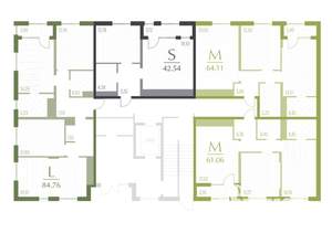 3-к квартира, вторичка, 81м2, 1/11 этаж