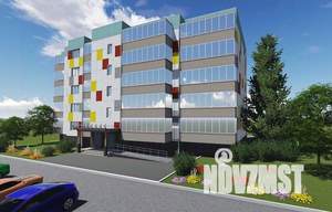 1-к квартира, строящийся дом, 40м2, 2/8 этаж