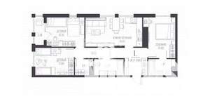 3-к квартира, вторичка, 79м2, 2/5 этаж
