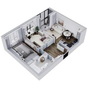 3-к квартира, вторичка, 66м2, 16/21 этаж