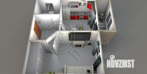 1-к квартира, вторичка, 39м2, 4/8 этаж