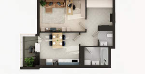 1-к квартира, вторичка, 42м2, 21/21 этаж