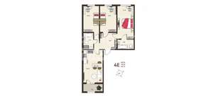 3-к квартира, вторичка, 82м2, 3/18 этаж