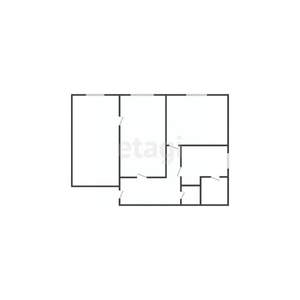 3-к квартира, вторичка, 66м2, 1/2 этаж