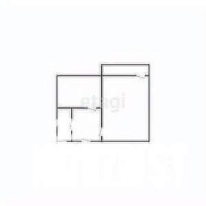 1-к квартира, вторичка, 38м2, 1/5 этаж