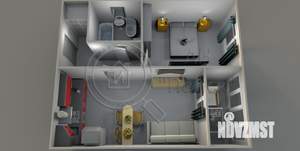 1-к квартира, вторичка, 41м2, 12/18 этаж