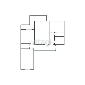 3-к квартира, вторичка, 78м2, 3/17 этаж