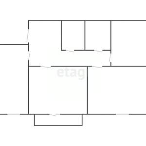 3-к квартира, вторичка, 72м2, 2/2 этаж