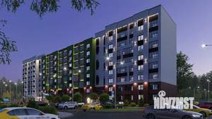 1-к квартира, строящийся дом, 55м2, 7/8 этаж