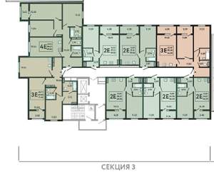 1-к квартира, вторичка, 41м2, 3/18 этаж