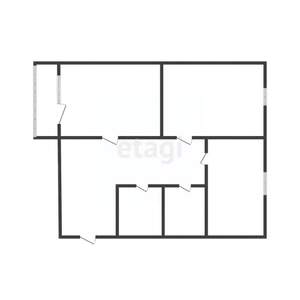 2-к квартира, вторичка, 44м2, 4/5 этаж