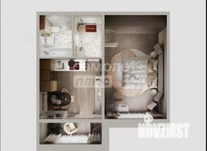 1-к квартира, вторичка, 65м2, 5/8 этаж