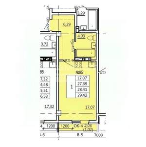 Студия квартира, вторичка, 29м2, 2/10 этаж