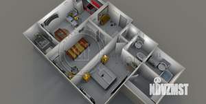 2-к квартира, вторичка, 65м2, 13/18 этаж