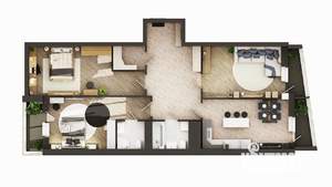 4-к квартира, вторичка, 105м2, 18/21 этаж