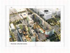 1-к квартира, строящийся дом, 44м2, 2/17 этаж