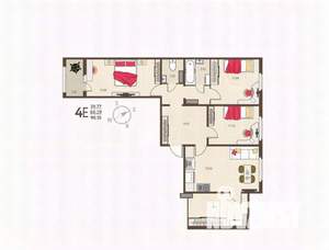 4-к квартира, вторичка, 90м2, 12/18 этаж