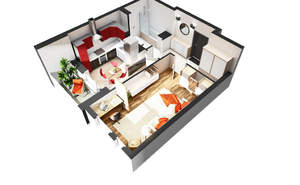 1-к квартира, вторичка, 42м2, 21/21 этаж