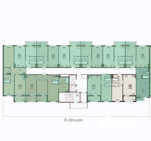 2-к квартира, вторичка, 64м2, 3/17 этаж