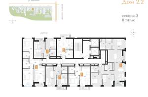 1-к квартира, вторичка, 34м2, 11/16 этаж