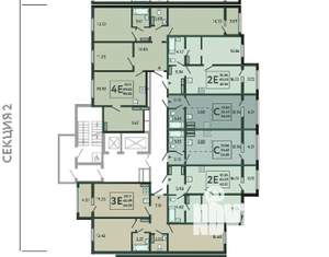 1-к квартира, вторичка, 42м2, 17/18 этаж