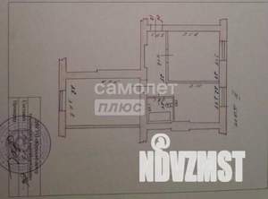2-к квартира, вторичка, 47м2, 3/3 этаж